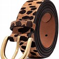 Leopard Print Belts for Women