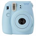 Light Blue Polaroid Camera