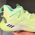 Lime Green Basketball Shoes Rare Written On the Bottom