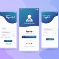 Login Sign Up Button UI