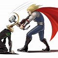 Loki vs Thor Cartoon