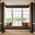 London Terrace House Bay Window Curtains