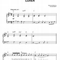 Lover Taylor Swift Piano Sheet Music