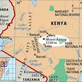 MT Kenya Location On Map