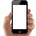Man Holding Phone App PNG
