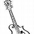 Mandolin Line Art