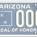 Medal of Honor License Plate Arizona