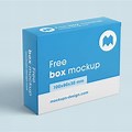 Medicine Box Mockup PSD