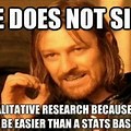 Meme Thoughts On Qualitative Research