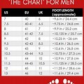 Men's Shoe Size Chart UK to Us