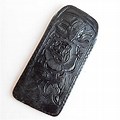 Mexico Embossed Leather Eyeglass Case