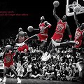 Michael Jordan Fly High Resolution Image