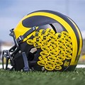 Michigan College Football Helmet Stickers
