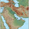 Middle East Terrain Map