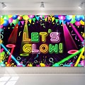 Neon Theme Party Background