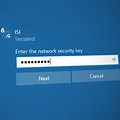 Network Security Key Windows 10