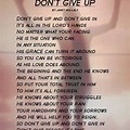 Never Give Up Inspirational Poems