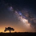Night View of the Sky Milky Way