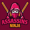 Ninja Assassin Logo Mascot