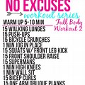 No Excuses Full Body Workout