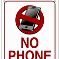 No Phones in School Germany Sign
