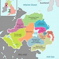 Northern Ireland Map North South East West