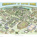 Notre Dame Campus Map View