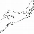 Nova Scotia Blank Map