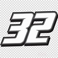 Number 28 NASCAR Logo.png