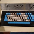Old Computer Keyboard with Stand