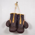 Old Leather Boxing Gloves