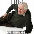Old People Falling Down Meme