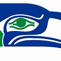 Old Seahawks Logo Artwork