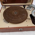 Old-Fashioned Stylus Record Player