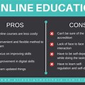 Online Education Pros and Cons