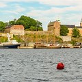 Oslo Harbour and Akershus Fortress