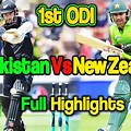 Pak vs NZ 1st ODI