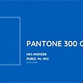 Pantone 300 CV Номер