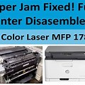 Paper Jam in Printer HP Color Laser MFP 178 179