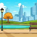Park Cartoon Background 4K