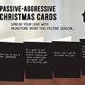 Passive Aggressive Funny Christmas