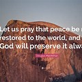 Picture of Let Us Pray for World Peace