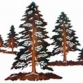 Pine Tree Metal Cut Out