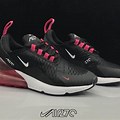 Pink and Black Nike Air Max Shoes for Kids