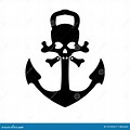 Pirate Ship Anchor Art