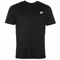 Plain Black T-Shirt Nike