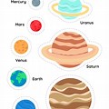 Planets Solar System Cut Out