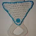 Plastic Six Pack Rings Crochet Towel Holder