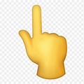 Pointer Finger Emoji Low Quality