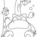 Pokemon Color Pages Snorlax